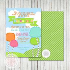 Lorax Inspired Printable Birthday Party by PetitePartyStudio, $15.00me gusta el background de rayas verdes