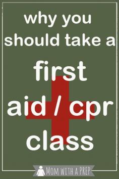 In your journey to become more PREPared for whatever life throws at you, take a CPR/First Aid class to help save a life!