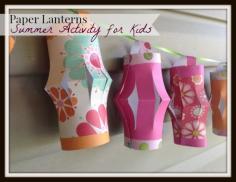Paper Lanterns - Summer Activity for Kids