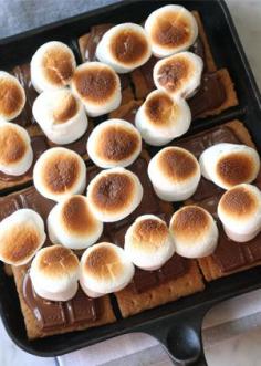 Make s'mores in the oven