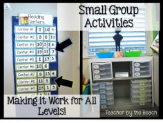 Centers - ideas on how to organize and "run" them