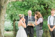 Moments ... - Backyard Indiana Wedding by Kristin La Voie Photography - via ruffled