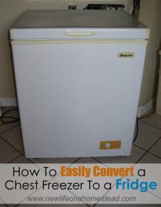 How To Easily Convert a Chest Freezer to a Fridge For Solar and More!