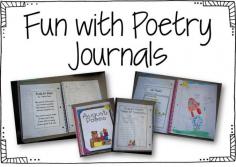 weekly schedule for using Phonics Poems and Poetry Journals  - free downloads in the post