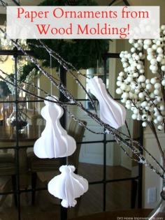 
                        
                            How to make paper ornaments from wood molding
                        
                    