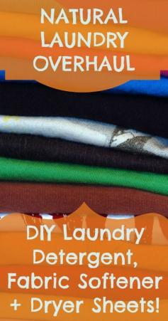 
                        
                            Natural Laundry Overhaul: DIY Laundry Detergent, Fabric Softener, and Dryer Sheets!
                        
                    