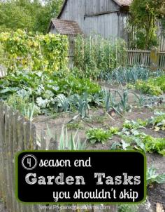 4 season end garden tasks you shouldn't skip | PreparednessMama