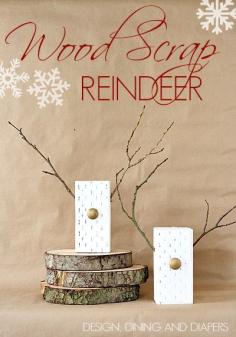 
                        
                            DIY Wooden Reindeer made from wood scraps! A fun, modern take on Christmas decor. via @tarynatddd
                        
                    