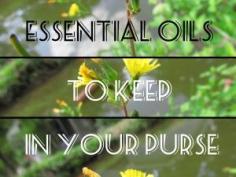 5 Essential Oils to Keep in Your Purse | via www.TheSurvivalMo...