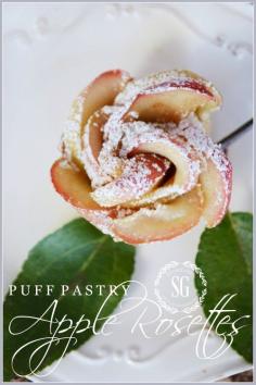 PUFF PASTRY APPLE ROSETTES