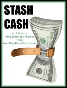 Even a little is better than nothing!  Click for tips on stashing cash in your home today! www.yourownhomest...