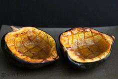 Classic Baked Acorn Squash Recipe on SimplyRecipes.com