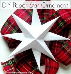 
                        
                            DIY Paper Star Ornament
                        
                    