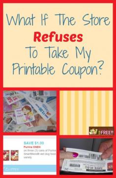 
                        
                            FAQ About Coupons: What If The Store Refuses My Printable Coupons?
                        
                    