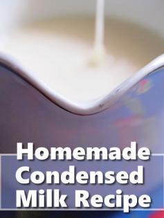 
                    
                        Homemade Condensed Milk Recipe
                    
                