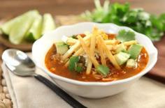 
                    
                        Chicken Tortilla Soup with Roasted Red Pepper & Chipotle Everything Spread | #MezzettaMemories
                    
                