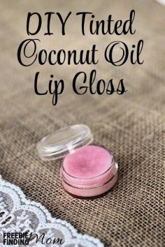 
                    
                        DIY Tinted Coconut Oil Lip Gloss - Moisturize your lips with this all natural DIY lip gloss. You can personalize your homemade lip gloss by adding your favorite lipstick. What other homemade beauty recipes do you use?
                    
                