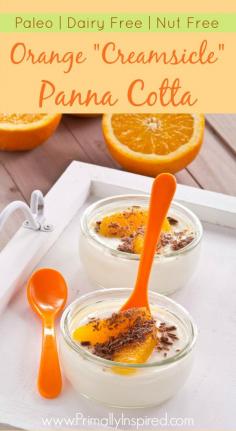 
                    
                        Easy Orange Creamsicle Dairy Free Panna Cotta Recipe (Paleo, Dairy Free, Nut Free) from Primally Inspired
                    
                