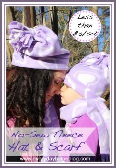 
                    
                        No-Sew Winter Hat and Scarf-from The Everyday Home
                    
                