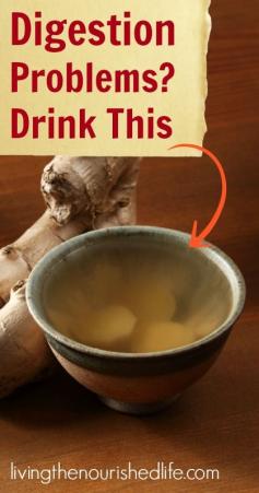 
                    
                        Drink this if you have digestion problems... The Nourished Life
                    
                