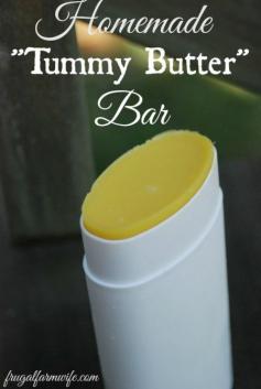 
                    
                        Homemade Tummy butter/stretch mark cream. You can make a hard-core moisturizer with just a few common ingredients. This recipe is excellent!
                    
                