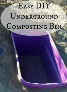 
                    
                        DIY Easy Underground Composting Bin
                    
                