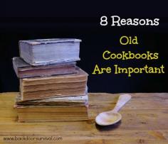 
                    
                        8 Reasons Old Cookbooks Are Important
                    
                