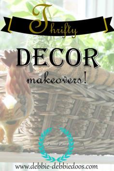
                    
                        Thrifty decor makeovers and think outside thrift store ideas.
                    
                