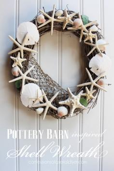 
                    
                        Pottery Barn inspired Shell Wreath
                    
                
