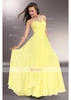 A-Line Sweetheart Zipper Floor-Length Chiffon Sleeveless Bridesmaid Dresses