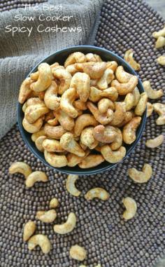 
                    
                        The Best Slow Cooker Spiced Cashews are delicious and easy. People will think you paid a lot of money for them and they must have come in a beautiful tin.
                    
                