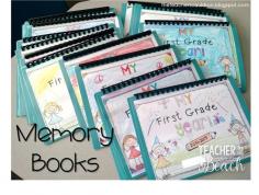 
                    
                        Memory Books (Prek, K, 1, and 2) - great for seeing growth through the year!
                    
                