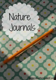 
                    
                        Making and Using Nature Journals -- to help kids write about their outdoor adventures!
                    
                