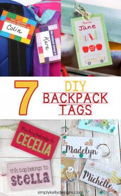 
                    
                        7 Easy DIY Backpack Tags For Back To School
                    
                