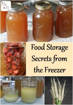 
                    
                        Follow these food storage secrets from the freezer to increase preserved food stores and save time during a busy canning season.
                    
                
