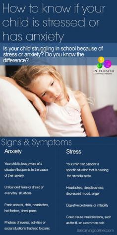 
                    
                        How to tell if your child has Stress or Anxiety | ilslearningcorner... #anxiety #stress
                    
                