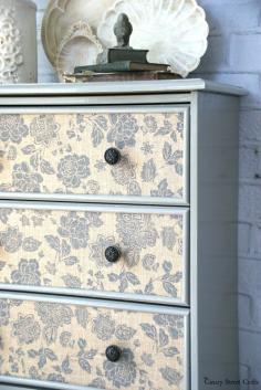 
                    
                        IKEA Rast Hack.  Check out how we transformed a $34 IKEA Rast into this pretty dresser with burlap drawer fronts.  {Canary Street Crafts}
                    
                