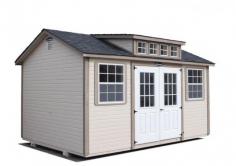 
                    
                        Leonard Ranch style shed with box dormer 12x16 model 642
                    
                