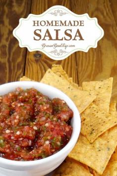
                    
                        With fresh ingredients available from the garden and a food processor, it is easy to whip up a batch of homemade fresh salsa. This is my simple go to recipe.
                    
                