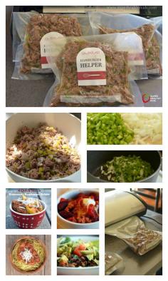 
                    
                        4 Quick Meals with Homemade Hamburger Helper - Make your meat once, and use it for four different dinners- Such a time saver! www.superhealthyk...
                    
                