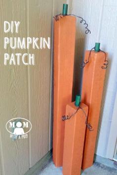 
                    
                        Self Reliant Kids - teach your children how to use tools properly, then have them help create fall decorations like this DIY Pumpkin Patch @ MomwithaPREP.
                    
                