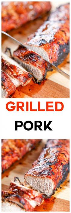 
                        
                            Grilled BBQ Pork Tenderloin: The best and easiest BBQ Pork Tenderloin made on the grill or in your oven. Simple ingredients packed with sweet and smoky flavor, the only pork tenderloin recipe you’ll ever need!
                        
                    