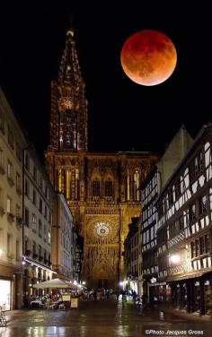 
                        
                            BLOOD MOON OVER STRASBOURG CATHEDRAL~ September 2015
                        
                    