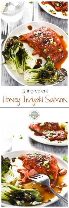 
                        
                            Honey Teriyaki Salmon | a quick and easy to make weeknight meal that everyone will love | theendlessmeal.com
                        
                    