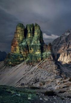 
                        
                            "Three Peaks, Dolomites, Italy."
                        
                    