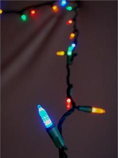 This is our LED M6 string light set in the RGB color. Our RGB LED lights will brighten up any holiday display or event. This string light has a non removable high quality LED light bulb. This set is UL Listed and rated for indoor and outdoor use. Product Details: - Includes 70 LED RGB Bulbs - 4.8 Watts Per Set - Commercial Rated with Non-Removable Bulbs - Green Cord w/ UL Listed Male and Female Plug - Bulb Size 0.875"L - Connects End to End - Full Wave Technology - No Flickering of Lights - String Length - 23' 8" Green Cord with 4" Spacing Between Bulbs. - Includes Extra Fuse - If One Bulb Burns Out - Rest Of String Will Stay Lit - UL Listed For Indoor/Outdoor Use