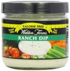 Munching on fresh veggies is a wonderful way to eat healthy. But dipping them in fatty high-calorie dips is a sure way to consume hundreds of calories! Instead eat The Walden Way switch to delicious Walden Farms Calorie Free Veggie Dips. Made with concentrated natural butter milk flavor mustard minced garlic sliced onion dozens of freshly ground herbs and spices and the finest imported and domestic aged vinegars but no calories fat carbs gluten or sugars of any kind. Switch and save hundreds of calories every time The Walden Way.