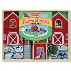 Set up a miniature farm with this wooden Melissa & Doug set that includes a barn, silo, animals and more. Product Features: Crate for storage Product Details: Includes: 36 wooden blocks & crate 10.5H x 13.75W x 2D Ages 3 years & up Model no. 531 Promotional offers available online at Kohls.com may vary from those offered in Kohl's stores. Size: One Size. Gender: Unisex. Age Group: Kids.