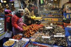 Image result for south korean seafood market