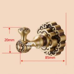  Antique Bronze Robe Hooks Wall Mount Bathroom